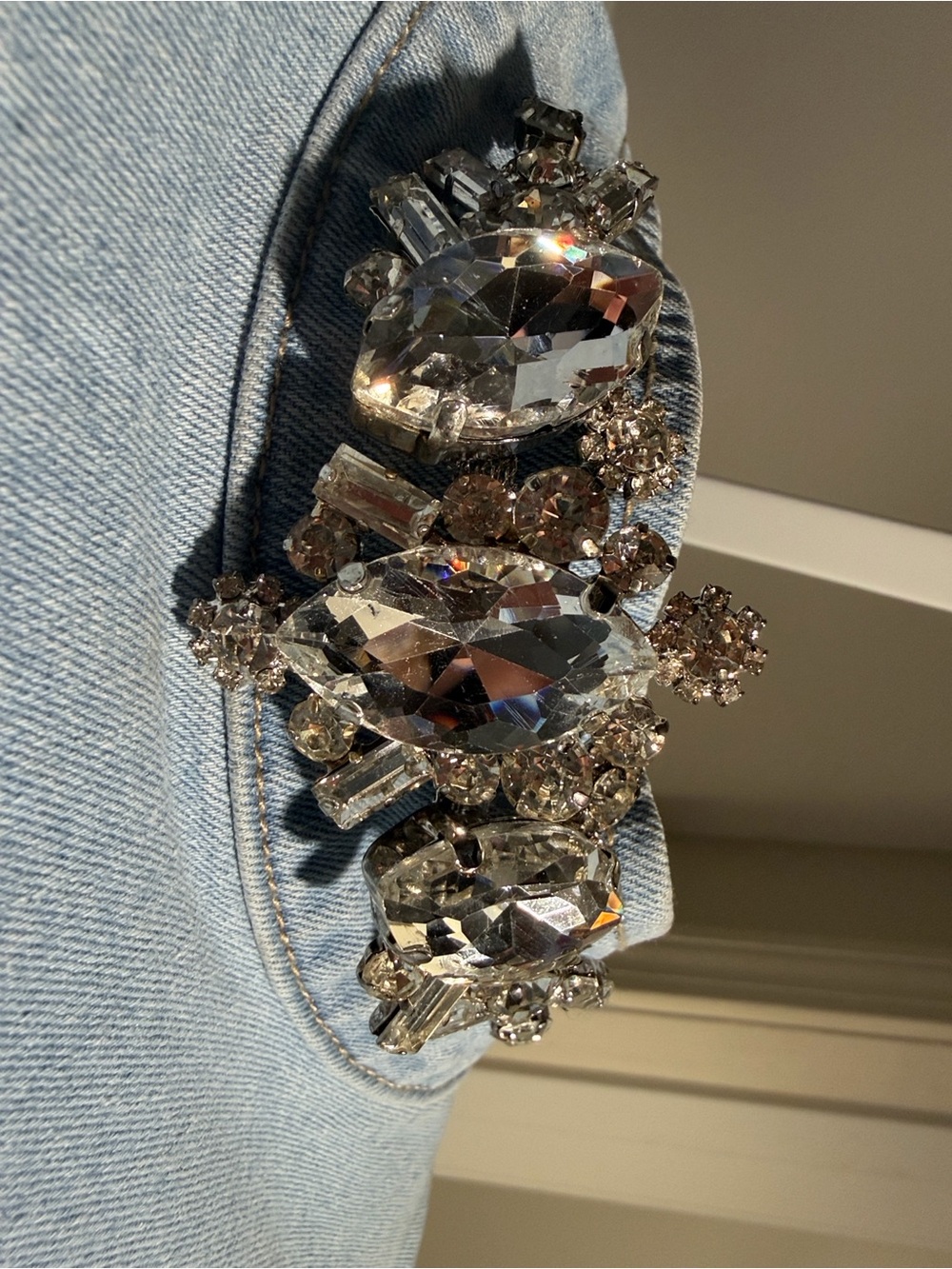 Denim Mini Dress - Picture 3 of 11
